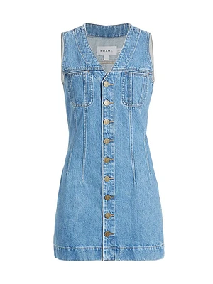 Denim Trucker Minidress