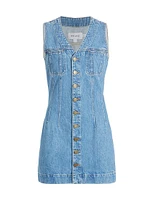 Denim Trucker Minidress