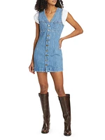 Denim Trucker Minidress