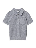 Little Boy's & Demetri Knit Polo Shirt