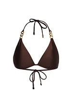 Annabelle Shimmer Triangle Bikini Top