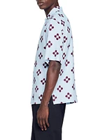 Cross Flower Short-Sleeved Shirt