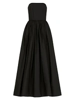 Harper Taffeta Fit & Flare Dress