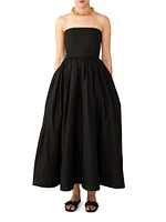 Harper Taffeta Fit & Flare Dress