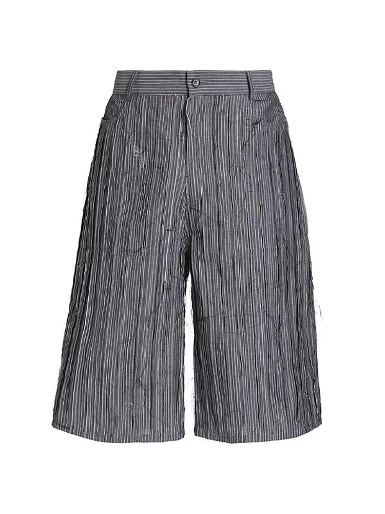 Exposed Seam Mid-Length Shorts