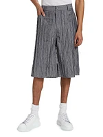 Exposed Seam Mid-Length Shorts