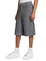 Exposed Seam Mid-Length Shorts