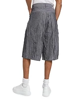 Exposed Seam Mid-Length Shorts