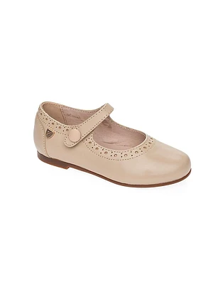 Little Girl's & Leather Ballet Flats