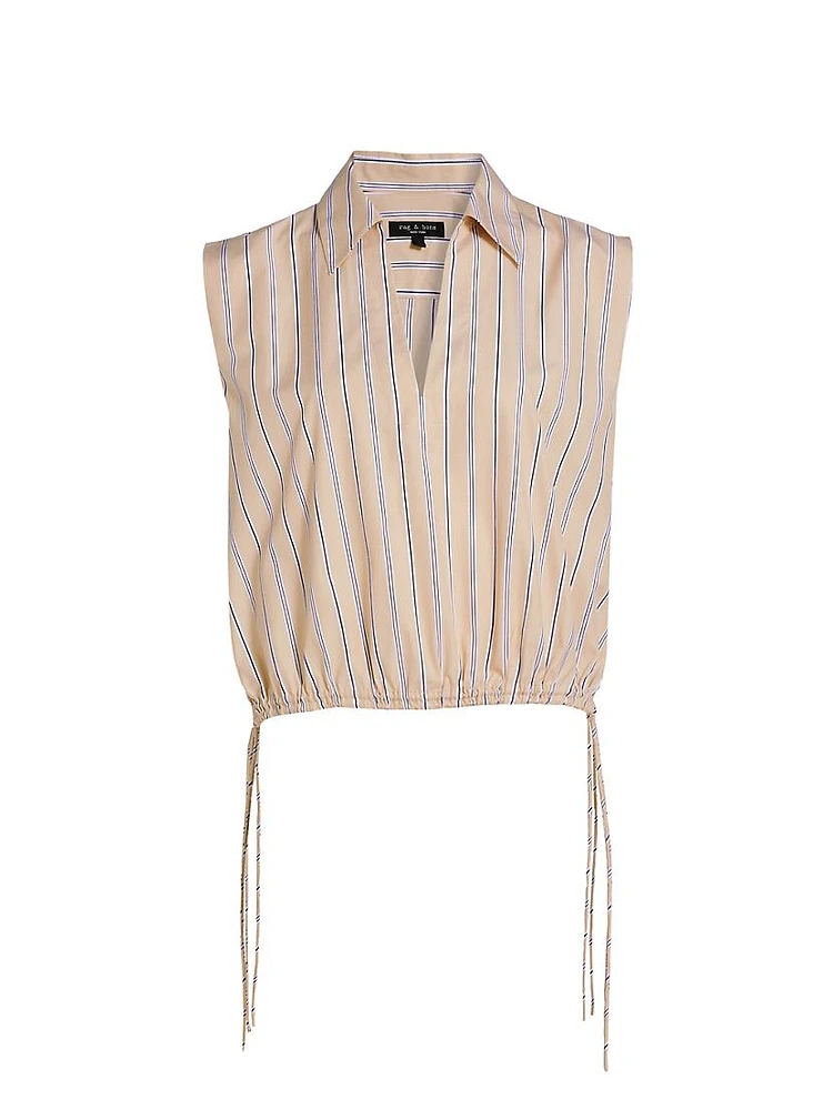 Fiona Stripe Cotton Top