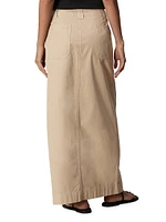 Leyton Cotton Twill Maxi Skirt