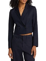 Josie Linen-Blend Blazer