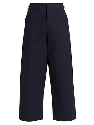 Banks Linen-Blend Pants