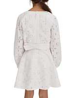 Little Girl's & Nella Eyelet Skirt