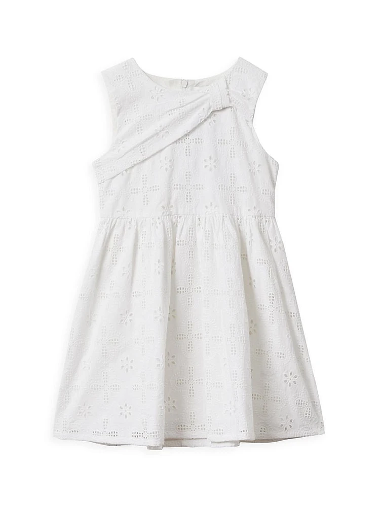 Little Girl's & Mabel Jr. Eyelet Sleeveless Dress