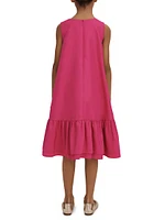 Little Girl's & Cherie Sr. High-Low Sleeveless Dress