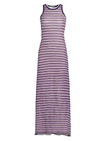 Sivan Striped Knit Maxi Dress