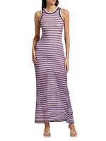 Sivan Striped Knit Maxi Dress