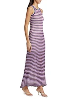 Sivan Striped Knit Maxi Dress