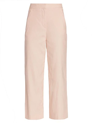 Brixton Linen-Blend Crop Pants