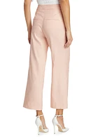 Brixton Linen-Blend Crop Pants