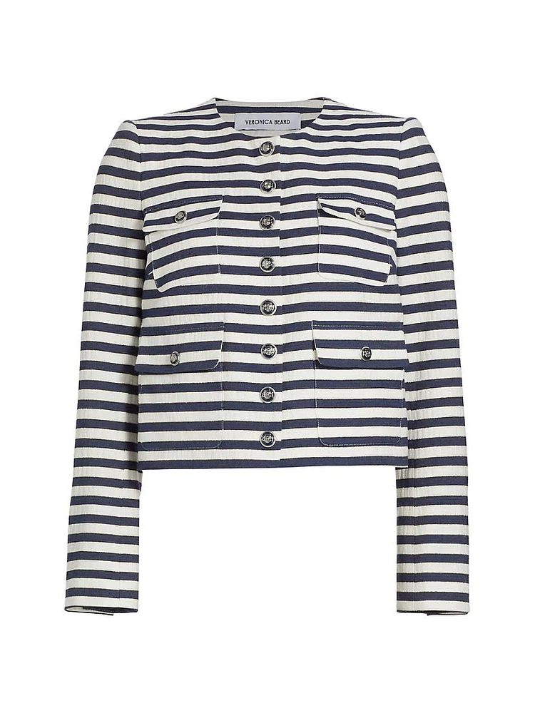 Isa Striped Tailored Jacket