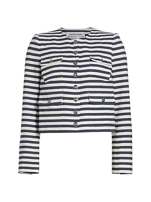 Isa Striped Tailored Jacket