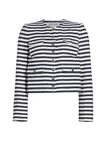 Isa Striped Tailored Jacket