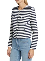 Isa Striped Tailored Jacket