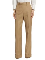 Deeda Seamed Straight-Leg Pants