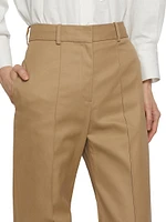 Deeda Seamed Straight-Leg Pants