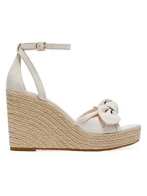 Tianna 88MM Leather Espadrille Wedge Sandals