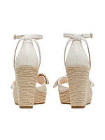 Tianna 88MM Leather Espadrille Wedge Sandals