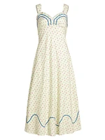 Sweet Hearts Cotton Fit & Flare Dress