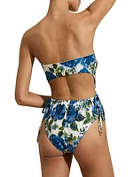 Floral Cut-Out One-Piece Swimsuit