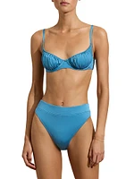 Ruched Balconette Bikini Top