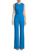 Colette Draped Wide-Leg Jumpsuit