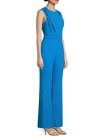 Colette Draped Wide-Leg Jumpsuit