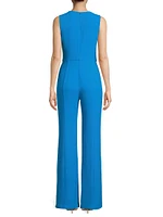 Colette Draped Wide-Leg Jumpsuit