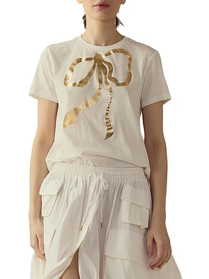 Metallic Bow T-Shirt