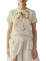 Metallic Bow T-Shirt