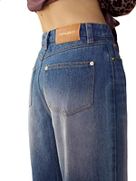 High-Waisted Wide-Leg Jeans