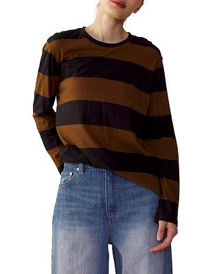 Striped Long-Sleeve T-Shirt