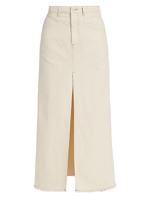 Come As You Are Denim Maxi Skirt