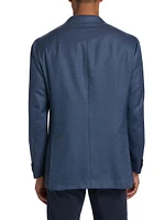 Cashmere-Blend Two-Button Dinner Jacket