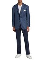 Cashmere-Blend Two-Button Dinner Jacket