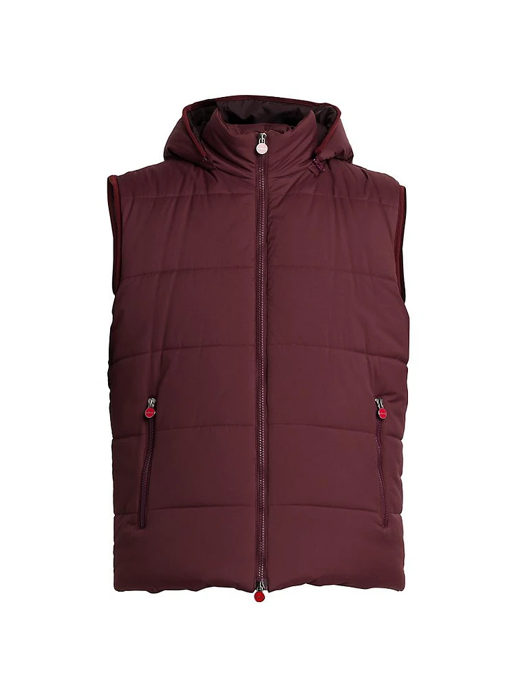 Quilted Hooded Vest