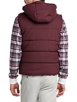 Quilted Hooded Vest