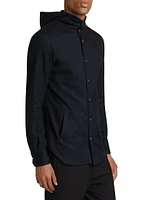 Mariano Hooded Cotton Shirt