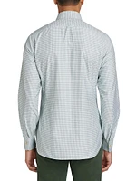 Check Cotton Button-Front Shirt